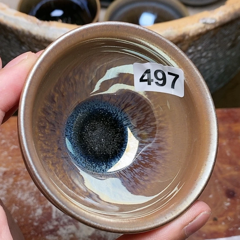 【闪购商品】茶盏真开窑柴烧原矿釉