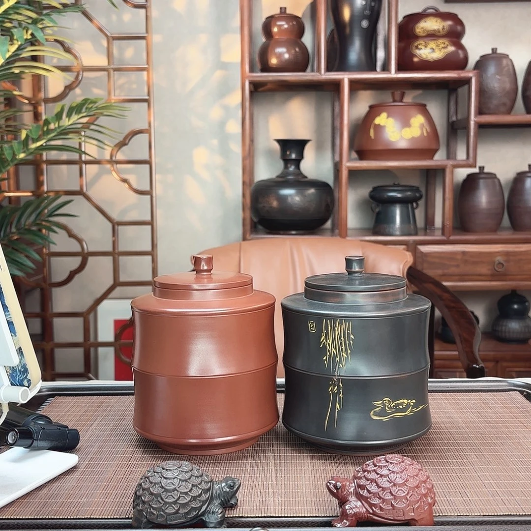 明***港钦州泥兴陶手工微痕迹300克竹节福利