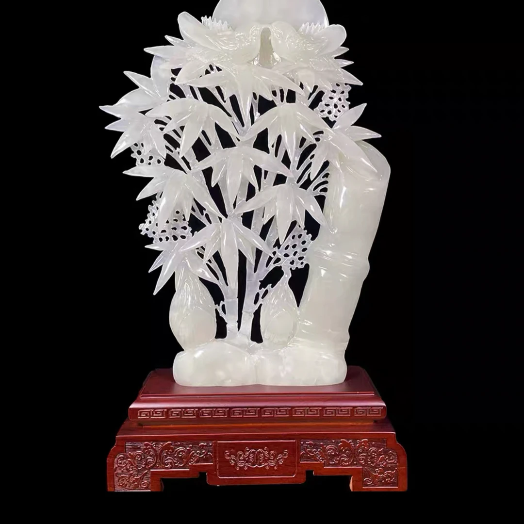 中式简约商务客厅摆件