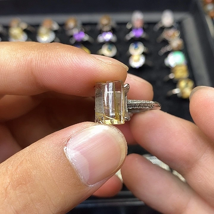 水晶珠宝半成品未镶嵌