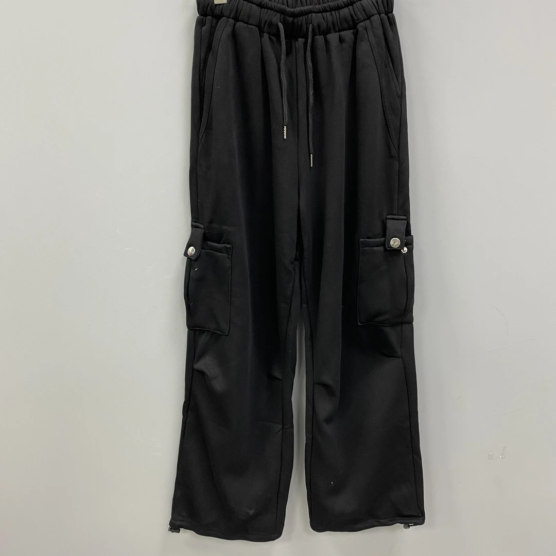 8022#新款女装加绒工装裤