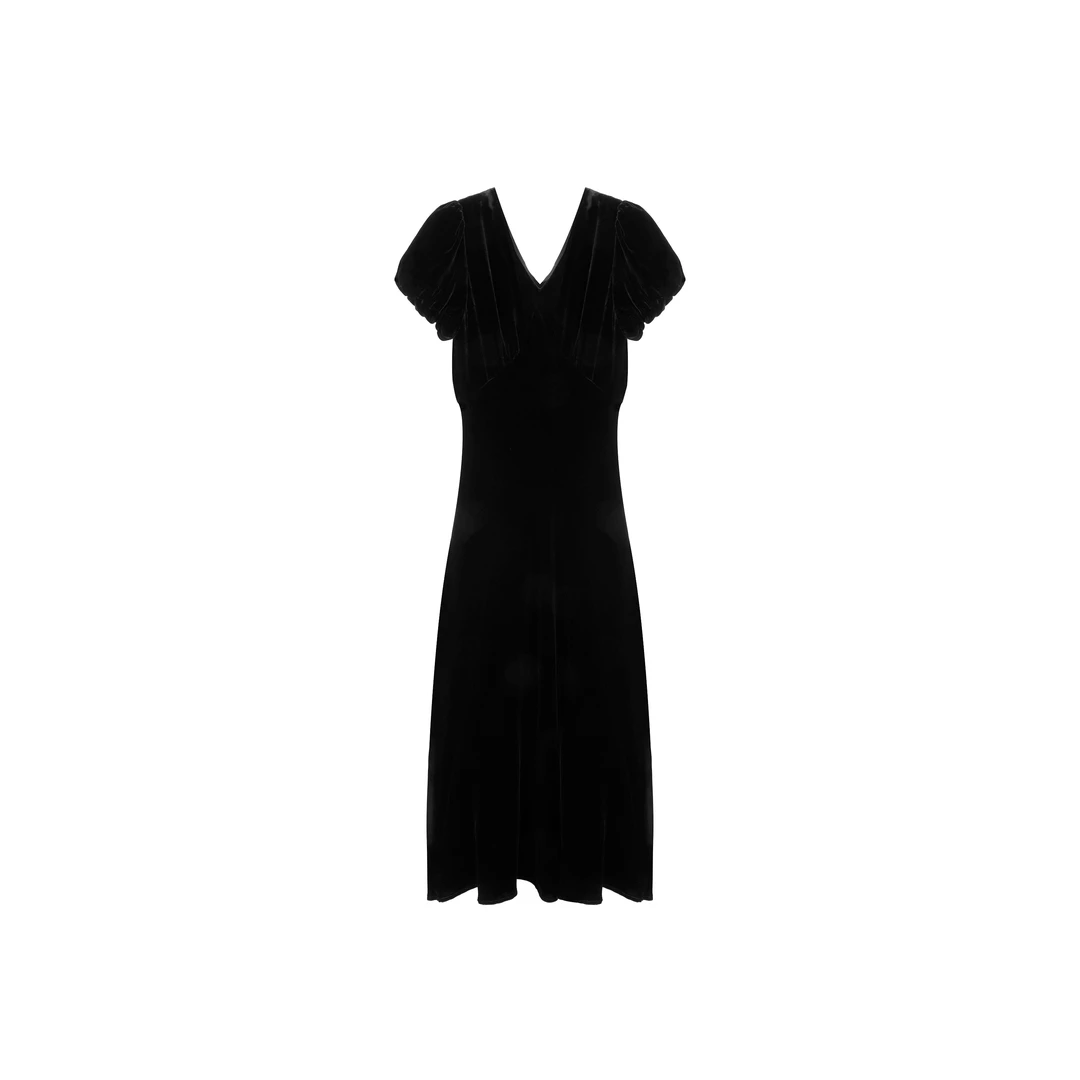 【黑天鹅梦】G1371气质百搭休闲优雅日常时尚减龄修身轻奢女连衣裙