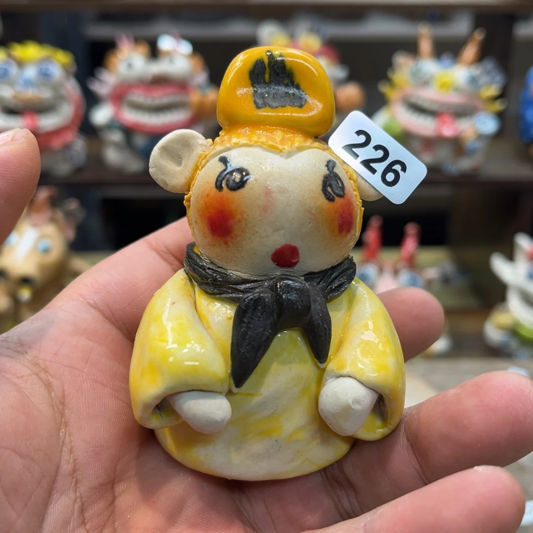 摆件纯手工抽象陶瓷摆件226