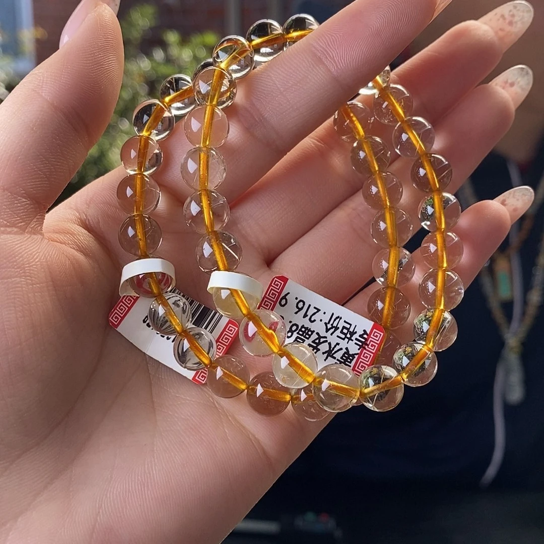 水晶手串未镶嵌多样性发-8
