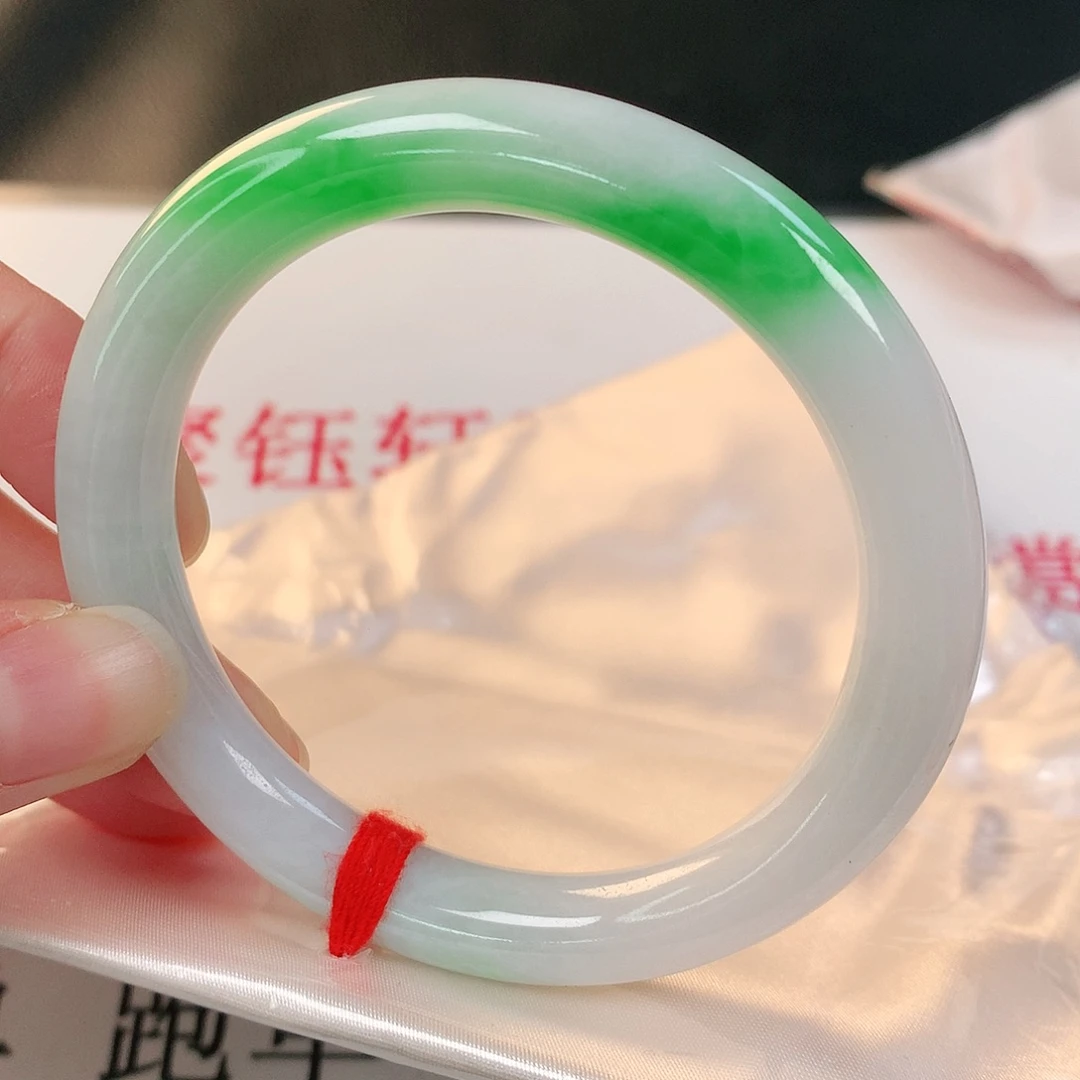 未镶嵌手镯翡翠518圆条