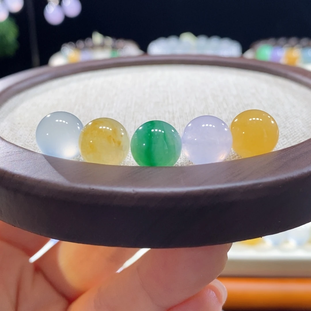 翡翠未镶嵌颈饰冰彩卡11+（可单出）