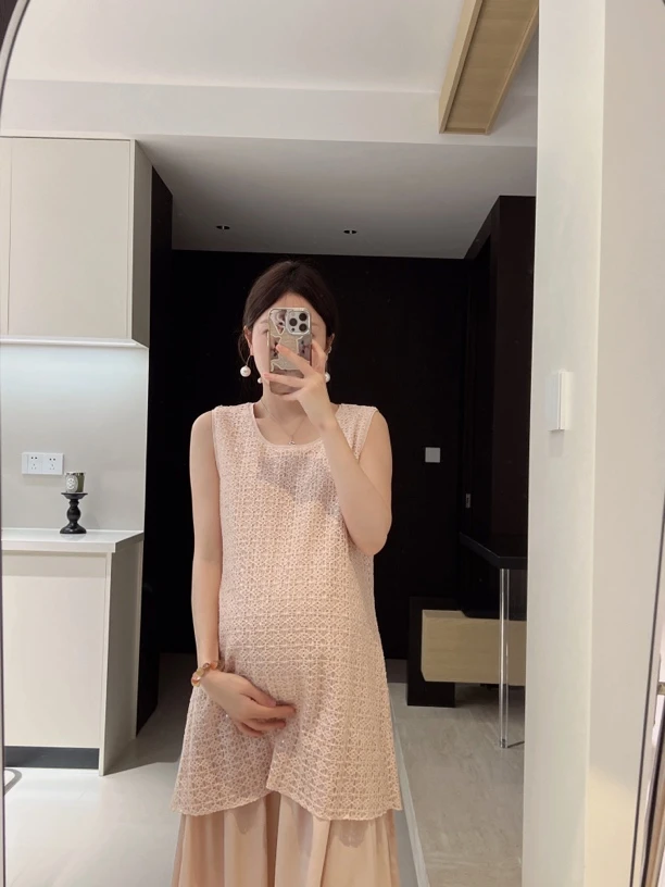 senenmu 重工亮片背心裙 夏款新款气质显瘦连衣裙千金孕妇装