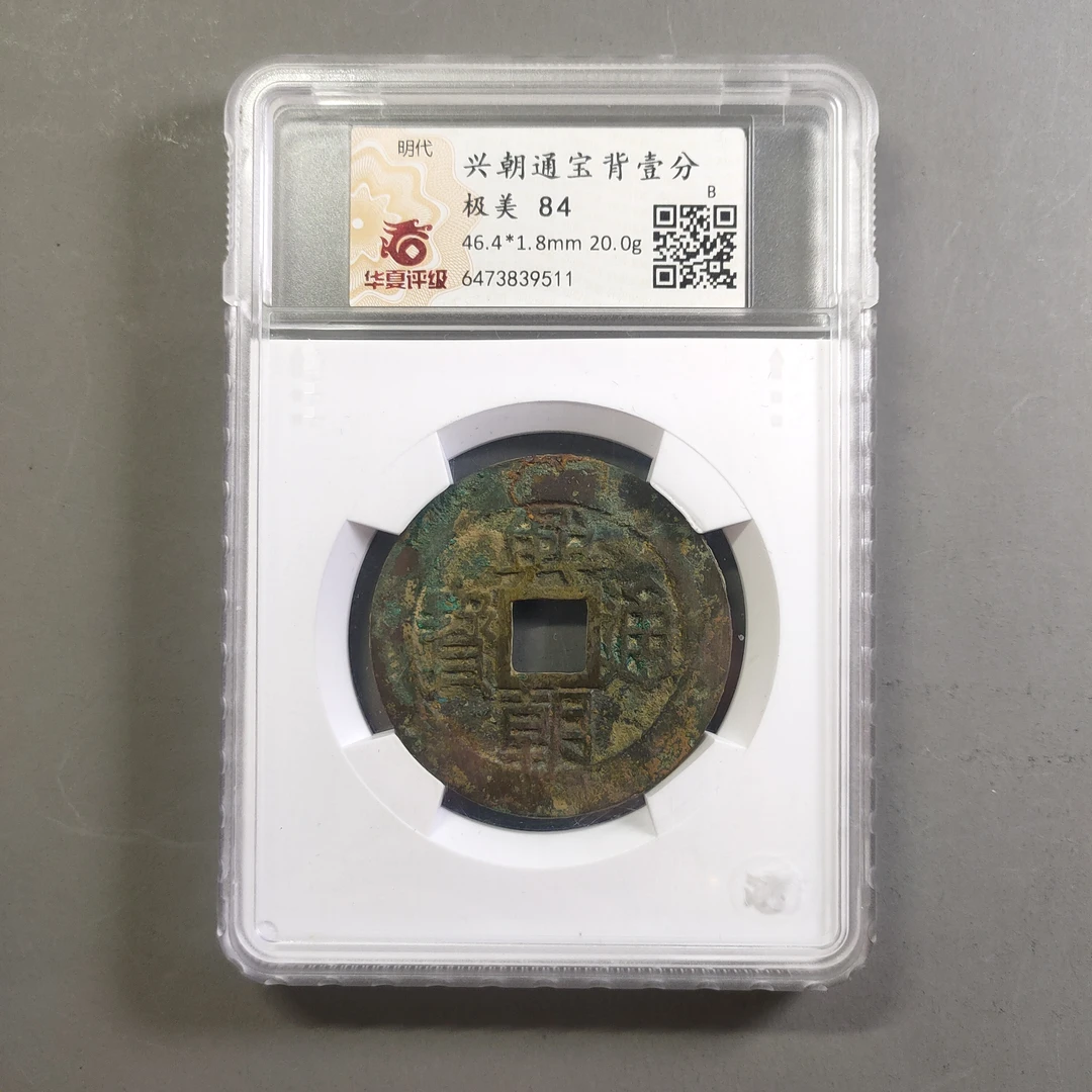 00210-47 兴朝通宝背壹分