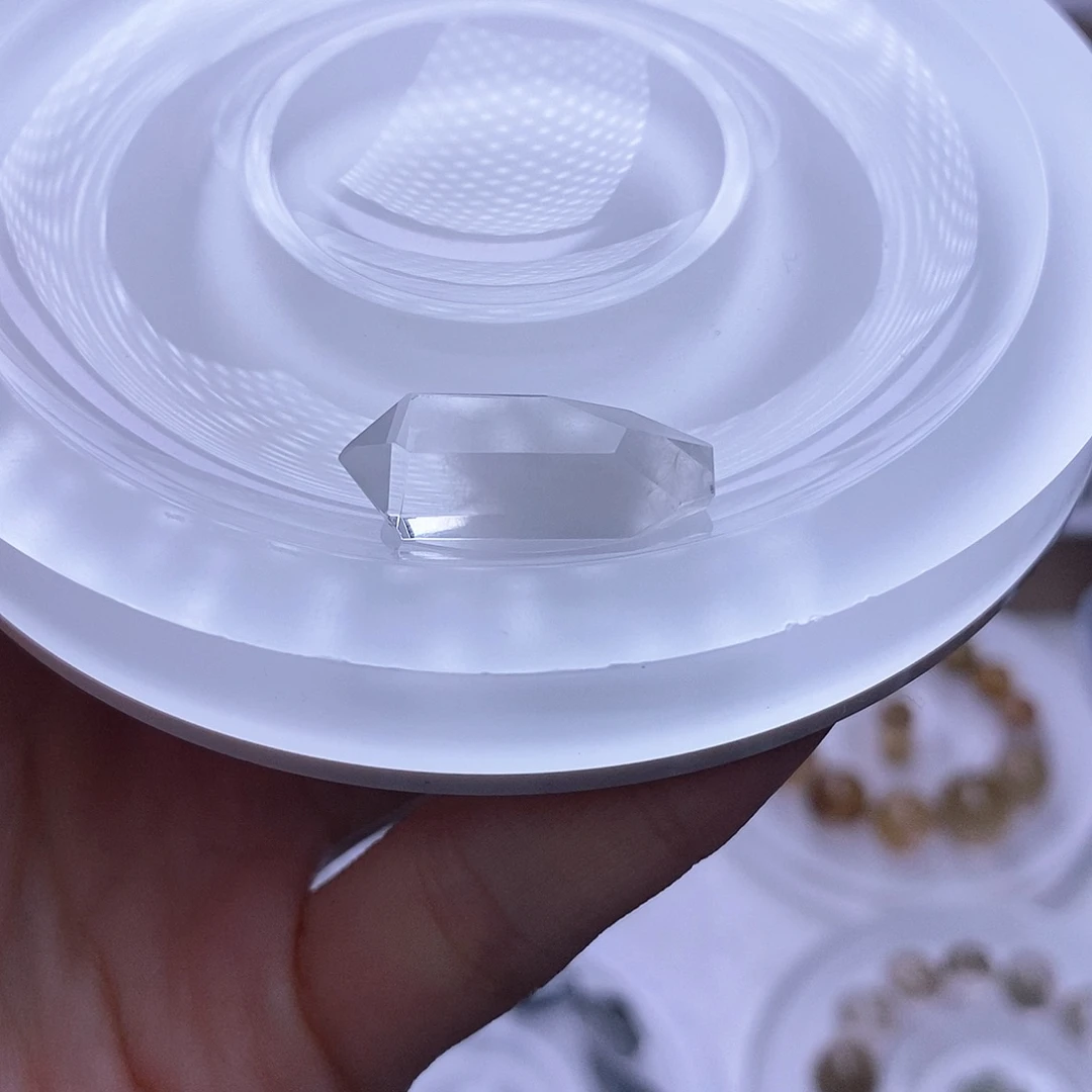 水晶天然水晶定制打孔不退换未镶嵌