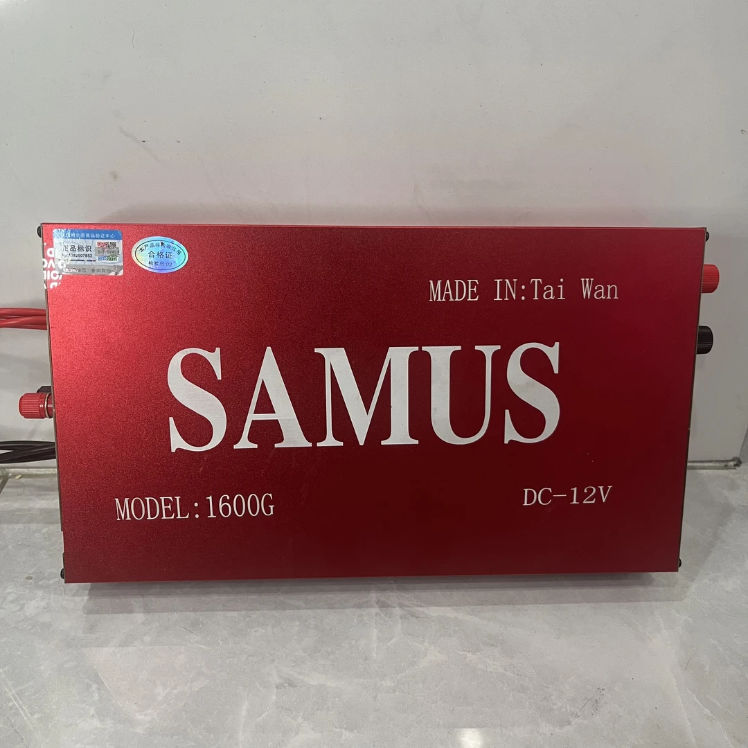 正品山姆斯1600G大功率逆变器船背两用12v升压大管纯铜逆变转换器
