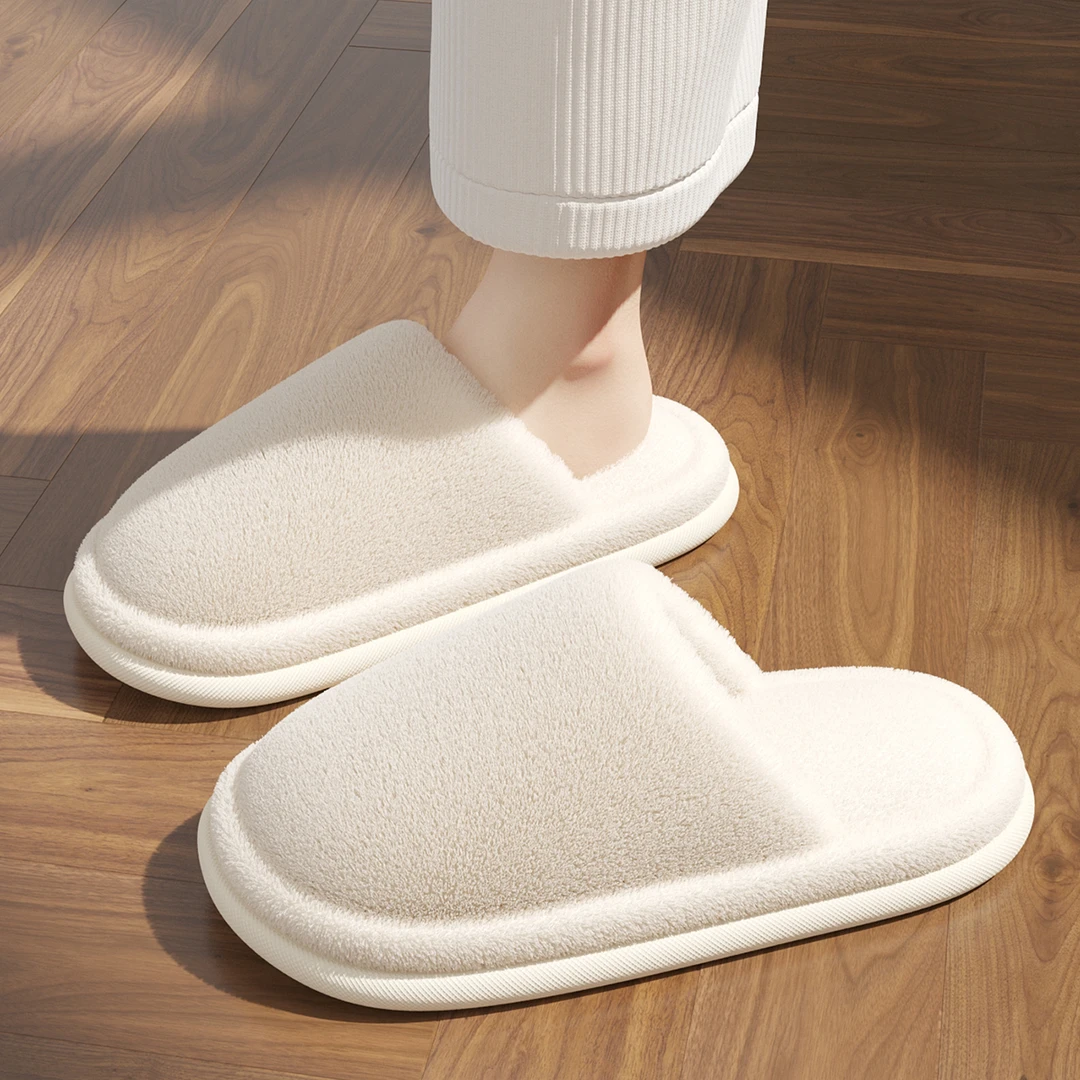 拖鞋男士棉拖鞋女款秋冬季2025新款室内居家无声防滑保暖静音毛绒