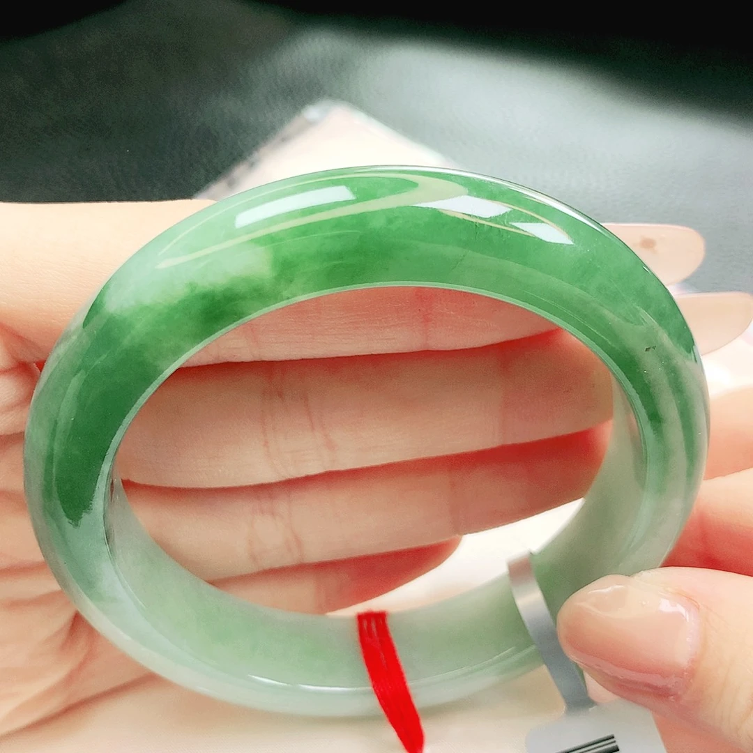 翡翠未镶嵌手镯缅甸天然a货翡翠