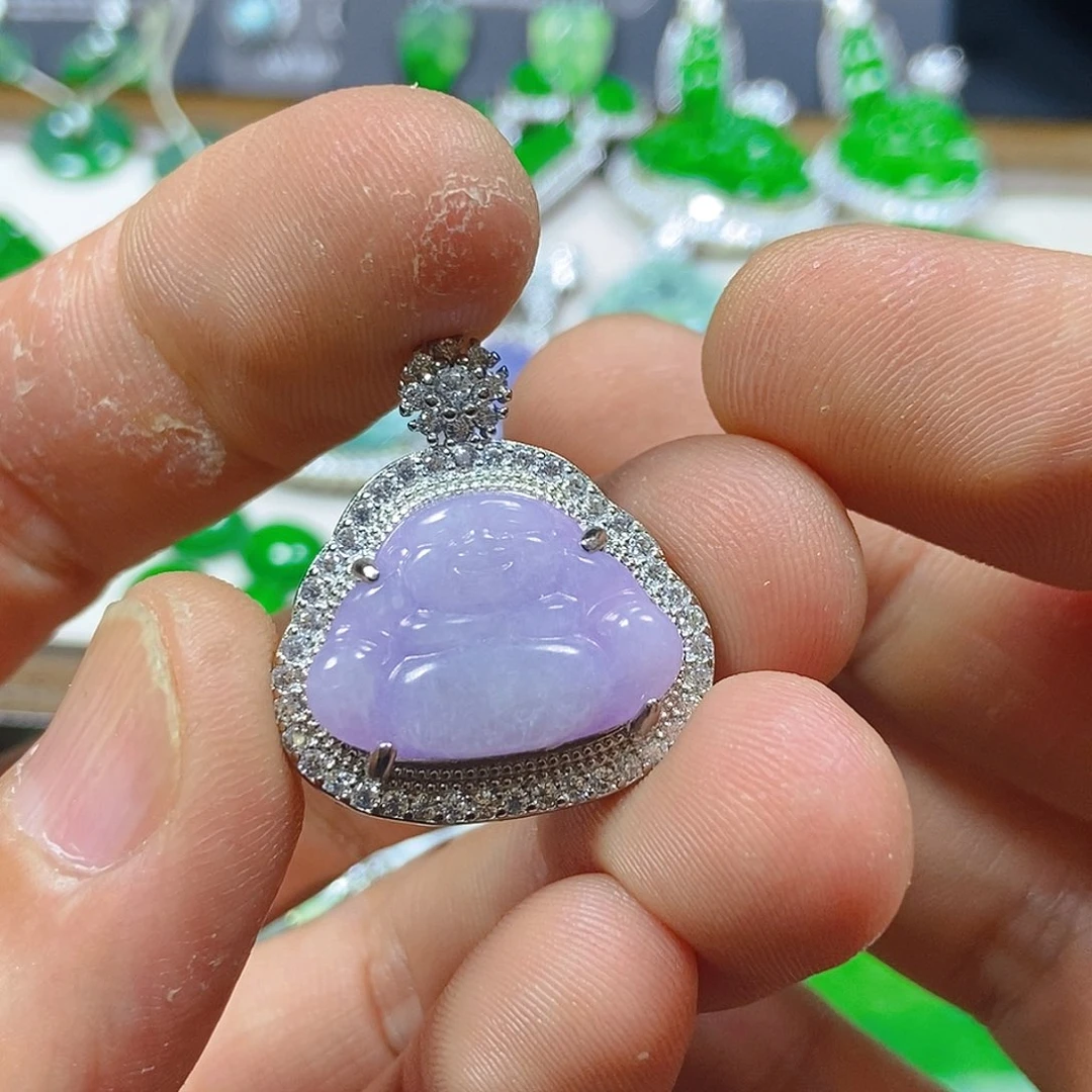 翡翠银S925镶嵌吊坠(不含链)709吊坠