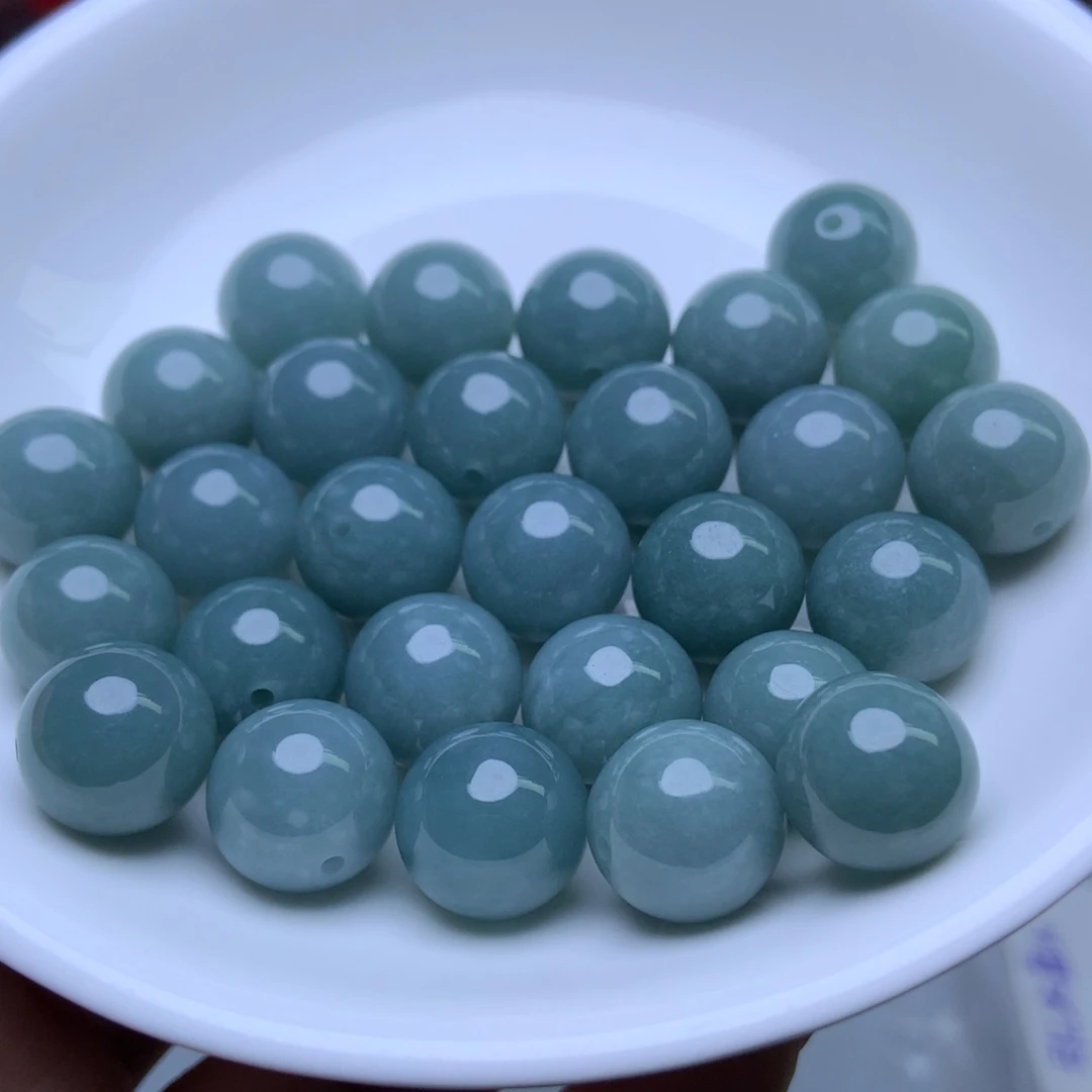 散珠翡翠卡12冰蓝水8个（手链拍两单）