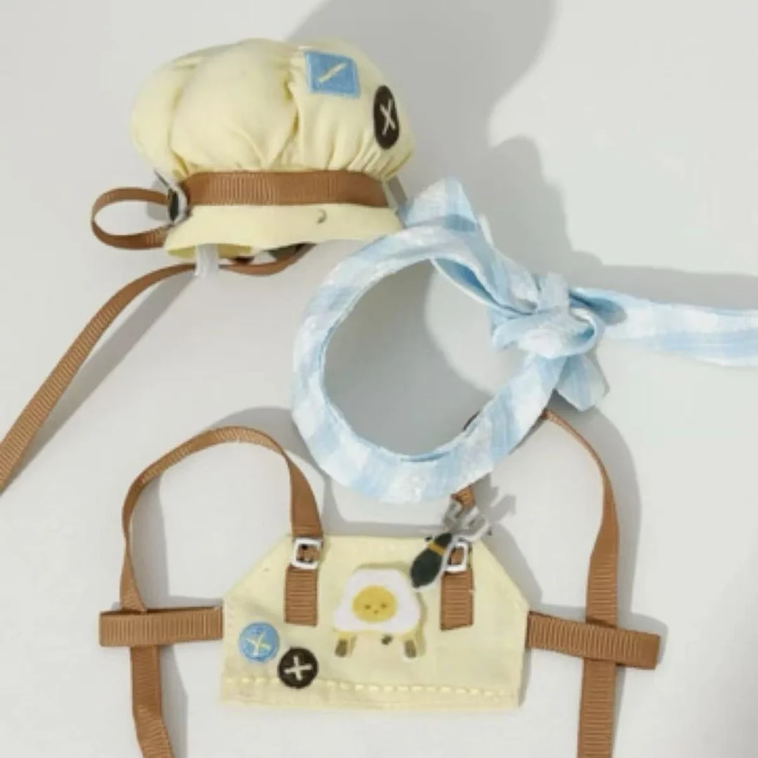 麦麦大厨娃衣10cm娃衣棉花娃娃衣服