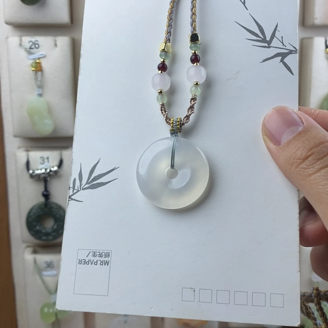 玛瑙/玉髓合金颈饰