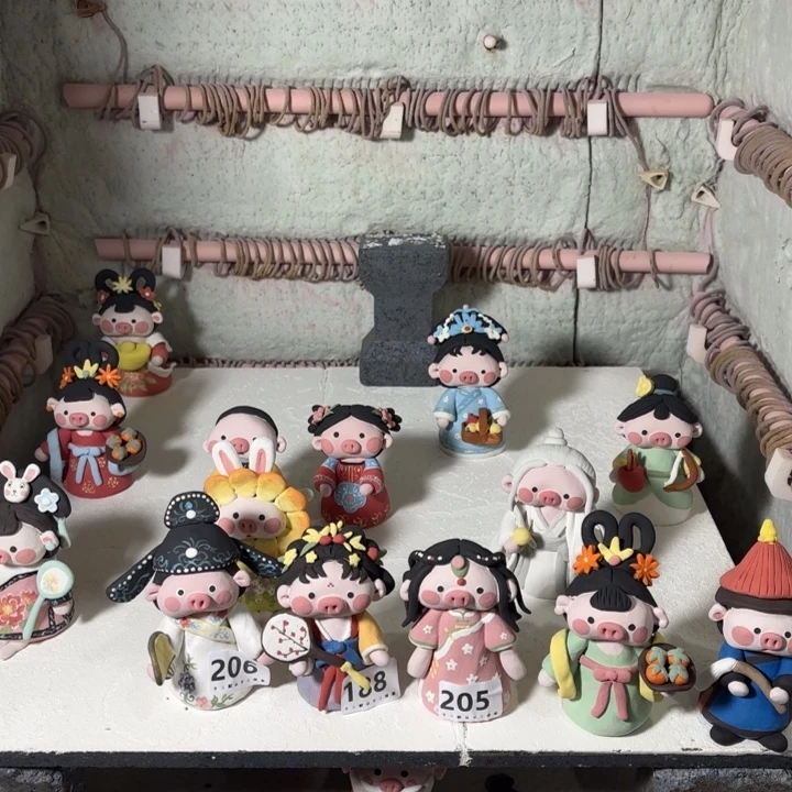 α***暖陶摆件景德镇陶瓷摆件猪猪猪