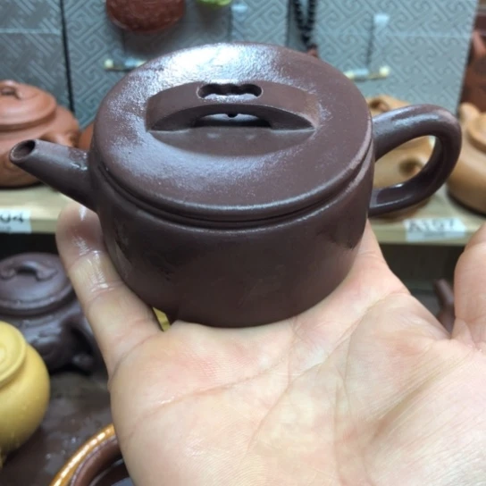 紫砂茶壶紫泥汗瓦100豪升左右