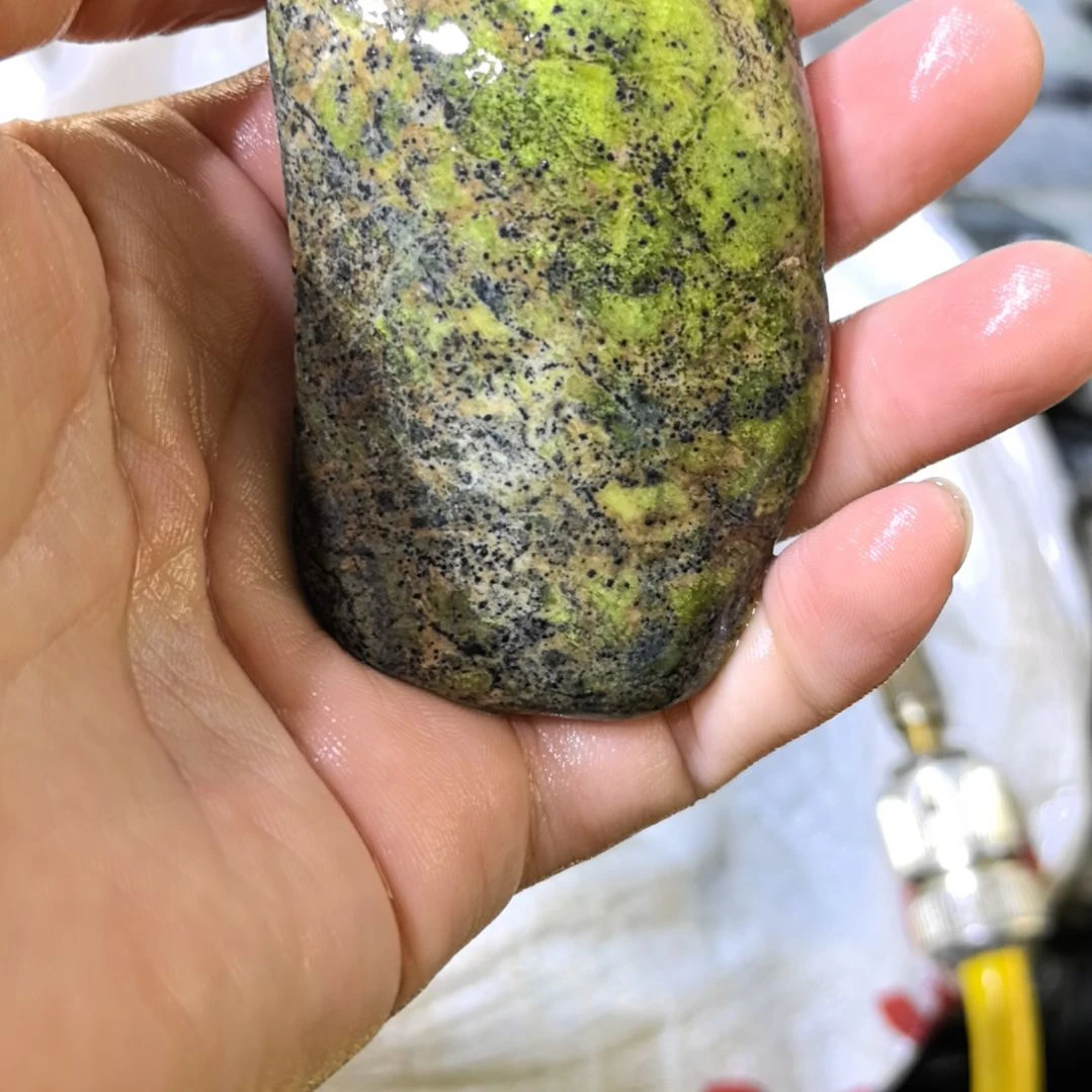 命***运有机玻璃藏玉药王石原石一个