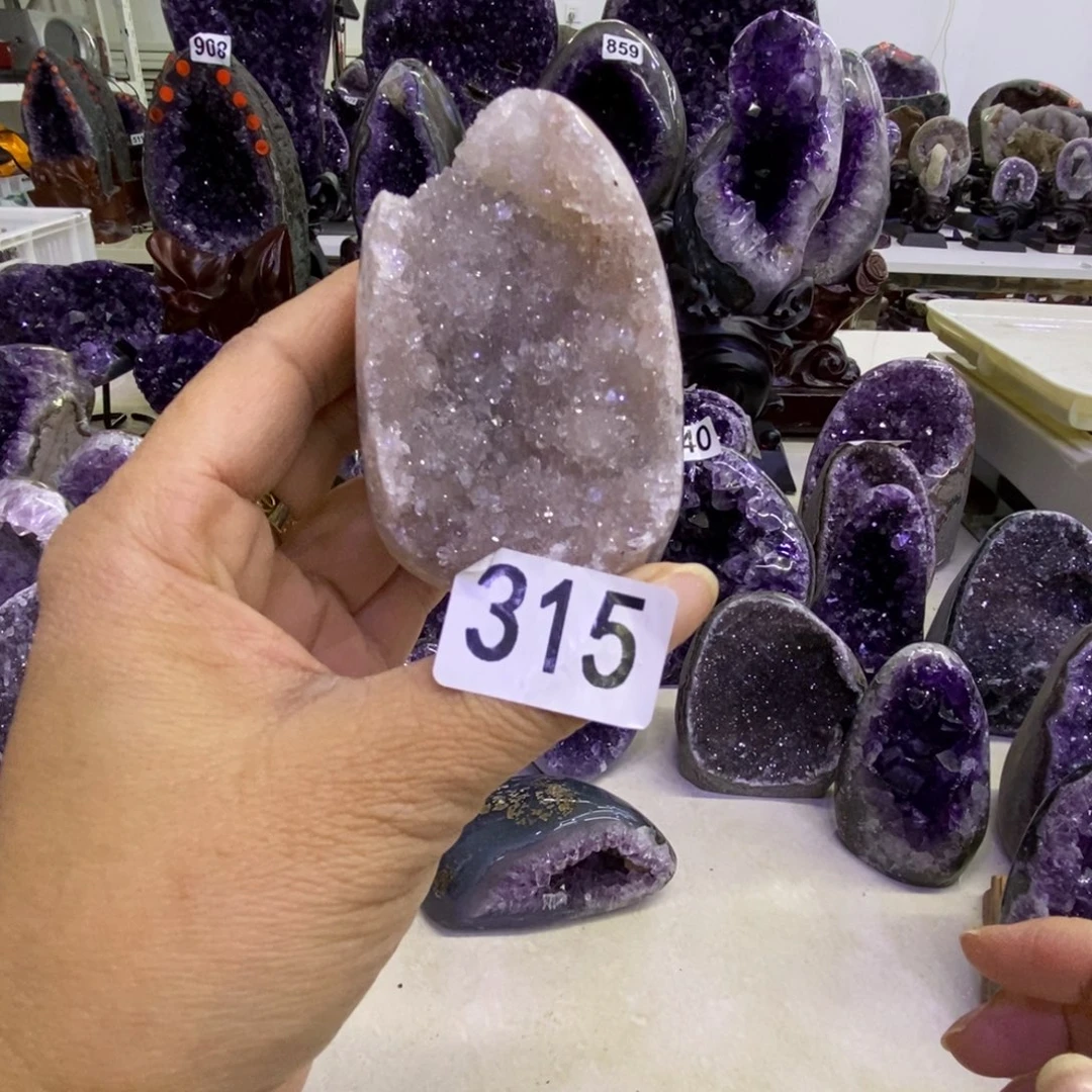 大型摆件（非配饰）紫晶未镶嵌