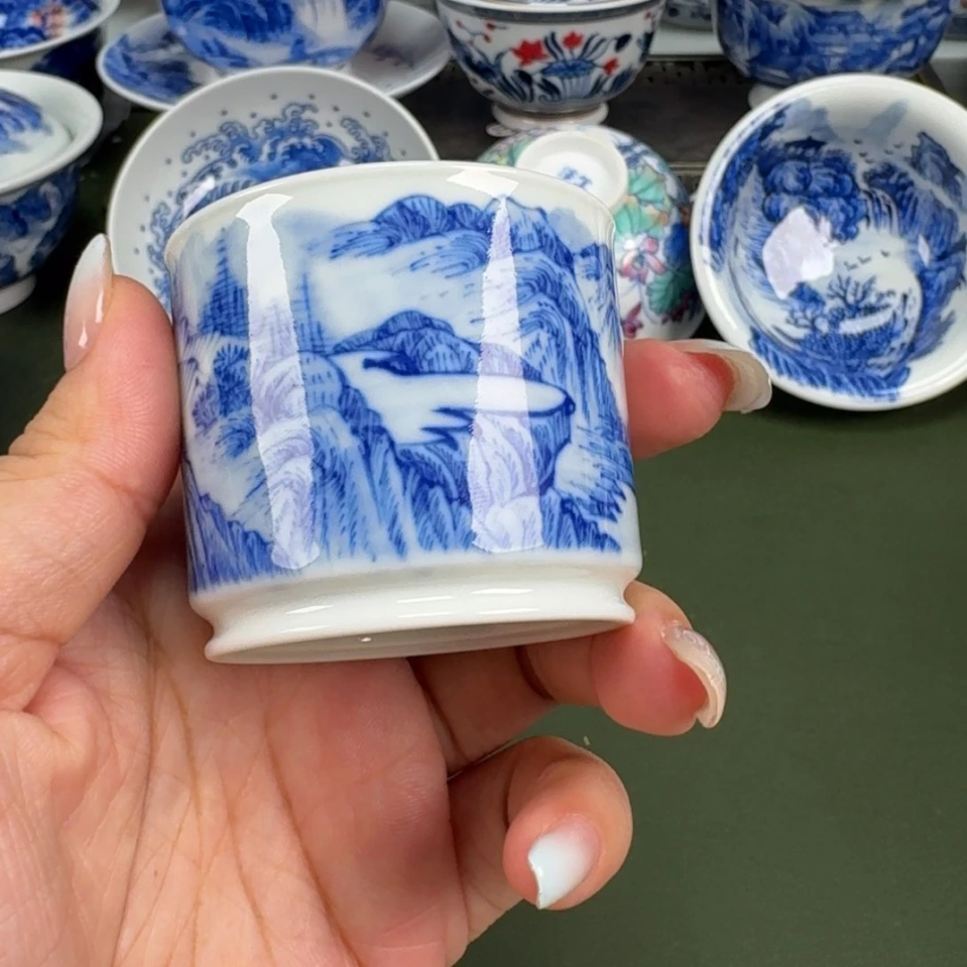 景德镇景德镇纯手工手绘茶器蒙蒙333