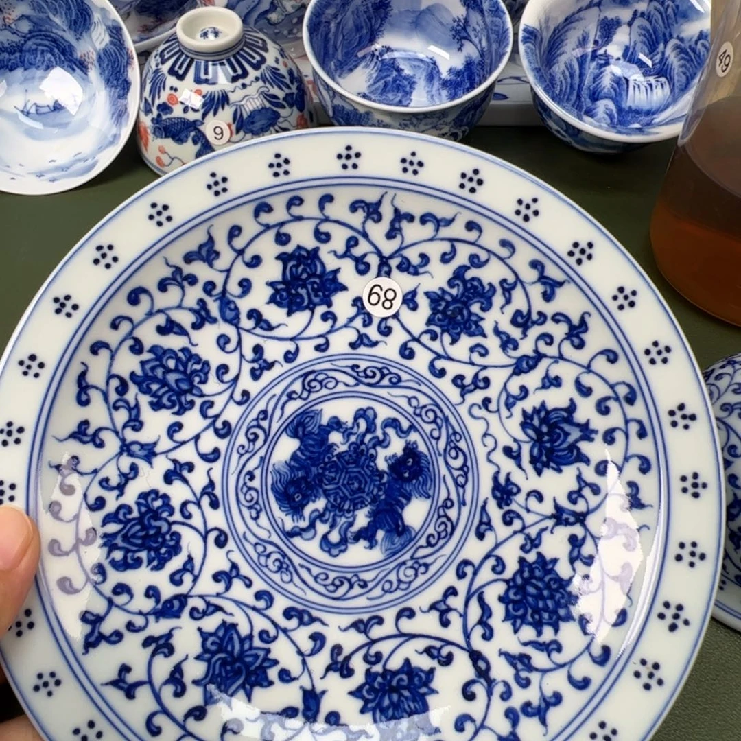 景德镇纯手工纯手绘茶具木木68