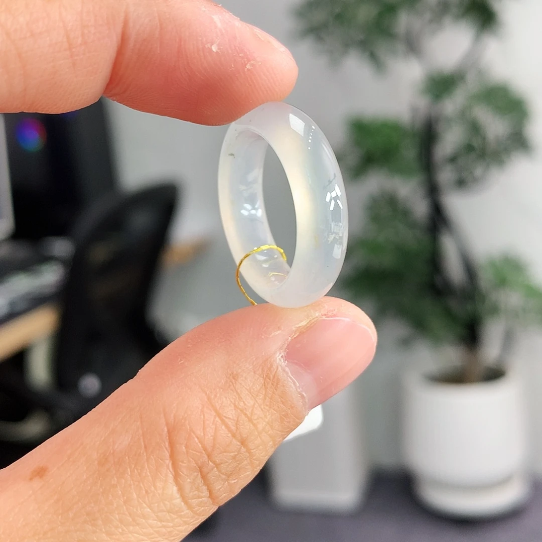 翡翠未镶嵌戒指12-13号