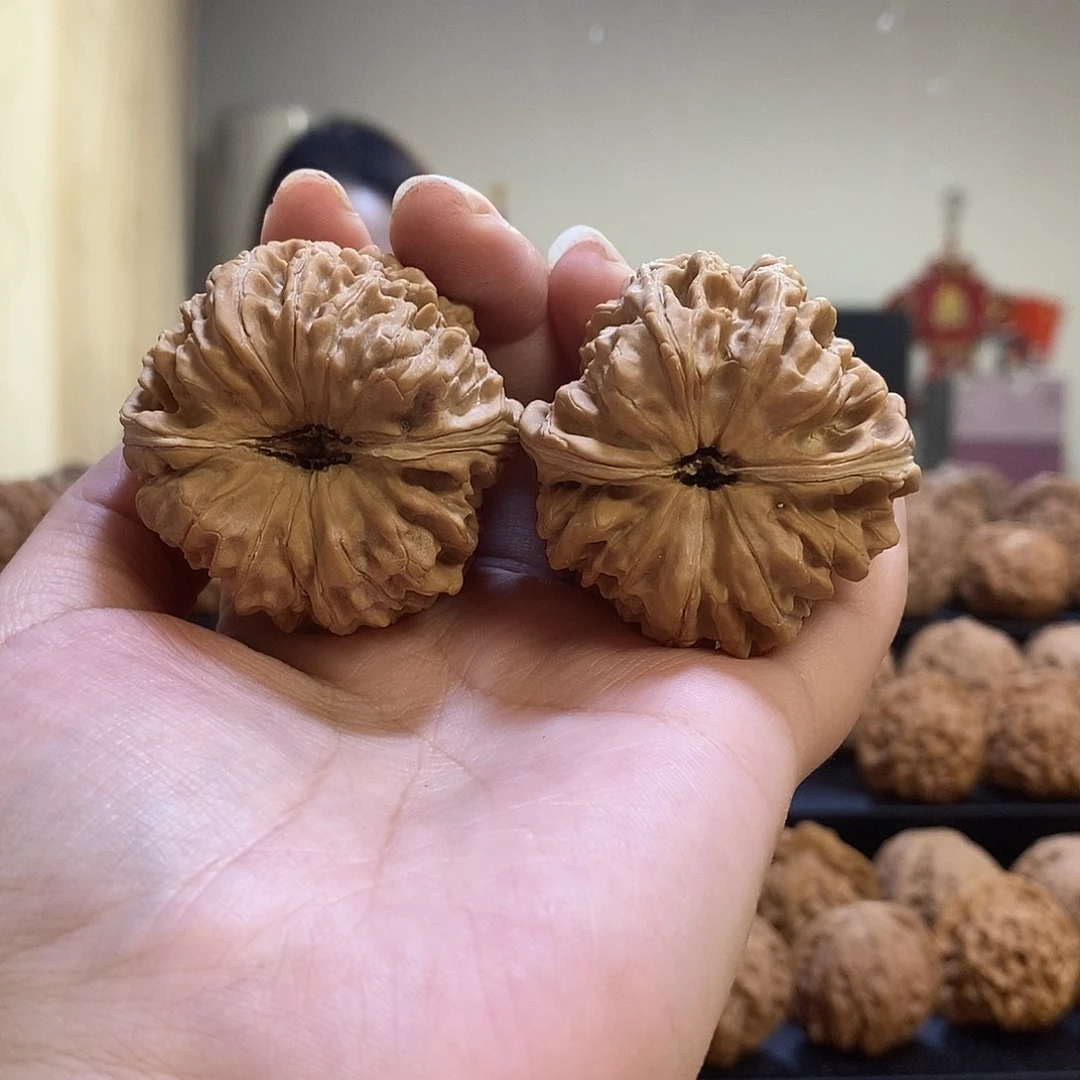 把件文玩核桃43门墩有修练手对