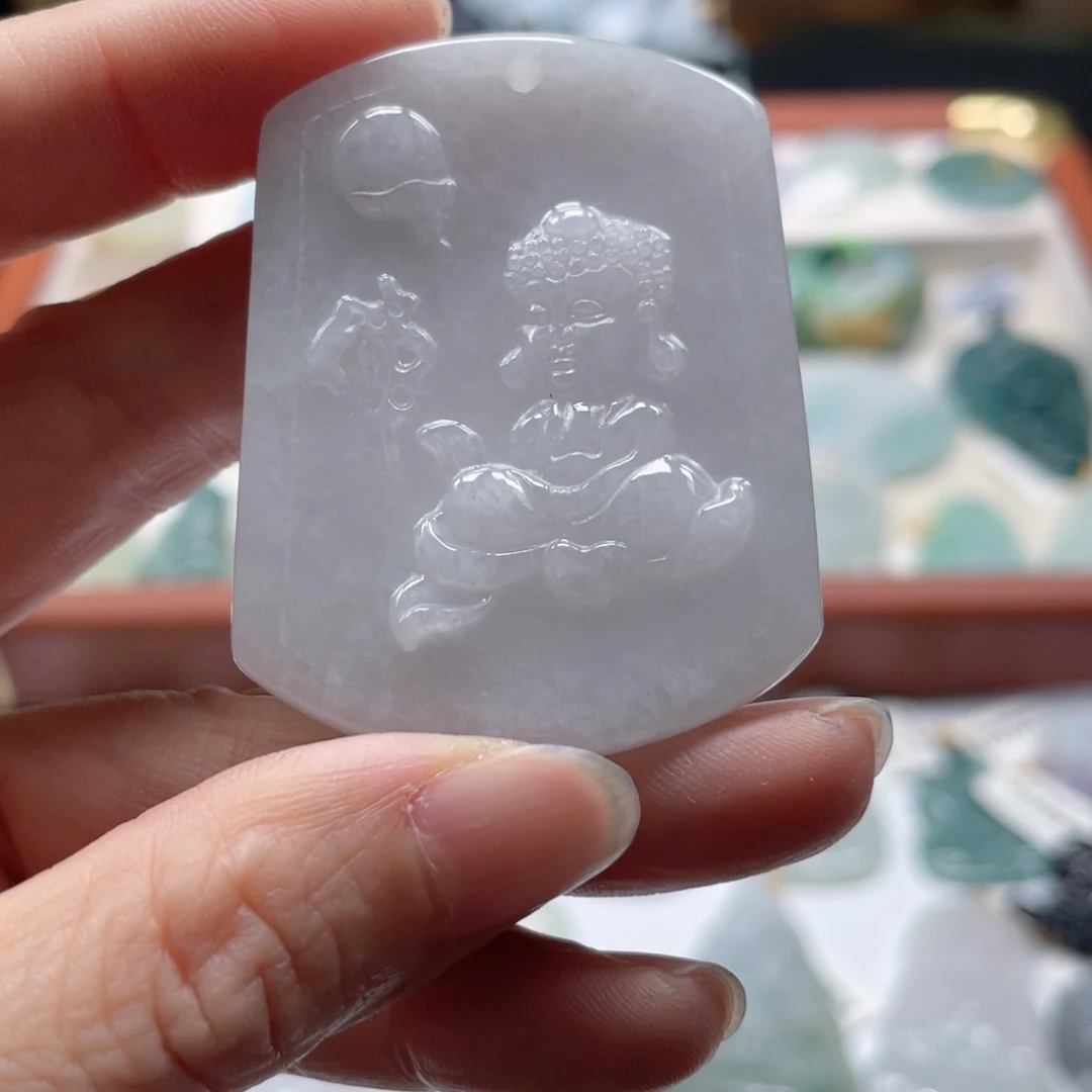 翡翠未镶嵌颈饰翡翠34