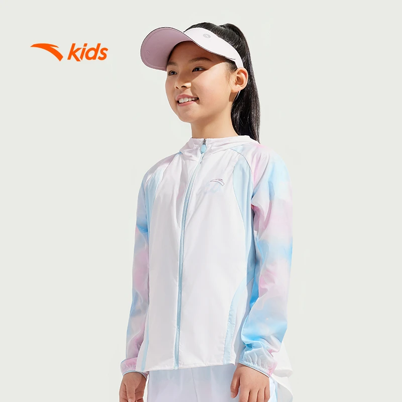 安踏儿童薄荷凉感女童防晒服2025夏季时尚户外外套362525601