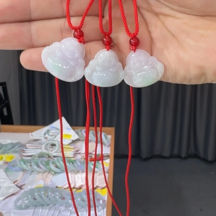 翡翠吊坠(不含链)未镶嵌纯天然缅甸翡翠A货多样性发一