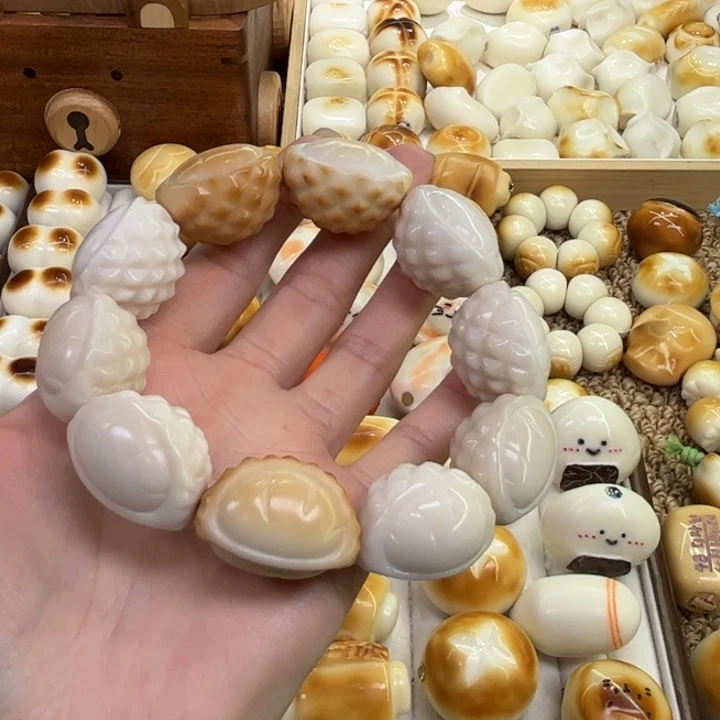 把件菩提根/象牙果12.4.38象牙果多宝榴莲微瑕