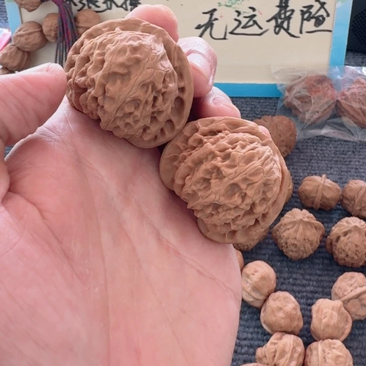 文玩核桃把件宫灯练手福利对儿