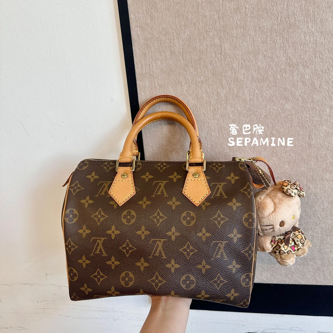 95新 LouisVuitton/路易威登 speedy25/单肩包