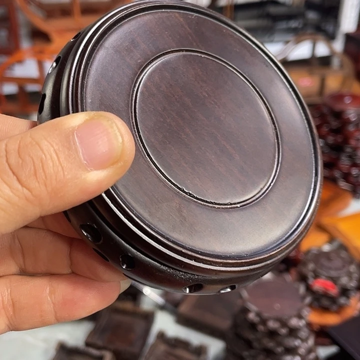 香榧木红木底座工艺品