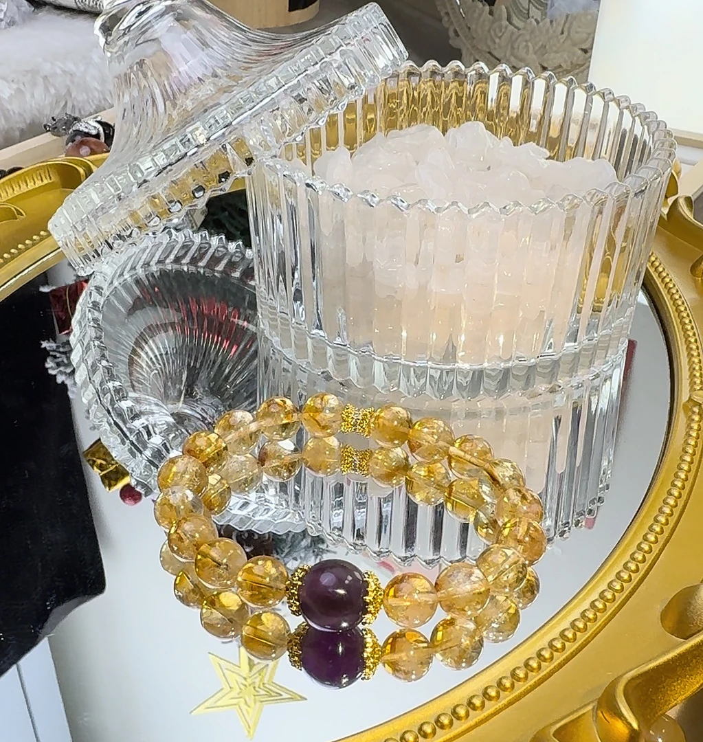 【雅典娜】梵锦 | 天然水晶手串原创小众设计