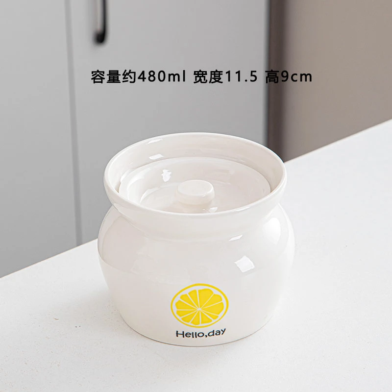 隔水炖瓦罐炖盅一人份炖罐带盖汤罐沙县小吃陶瓷煨汤汤盅厂家直销