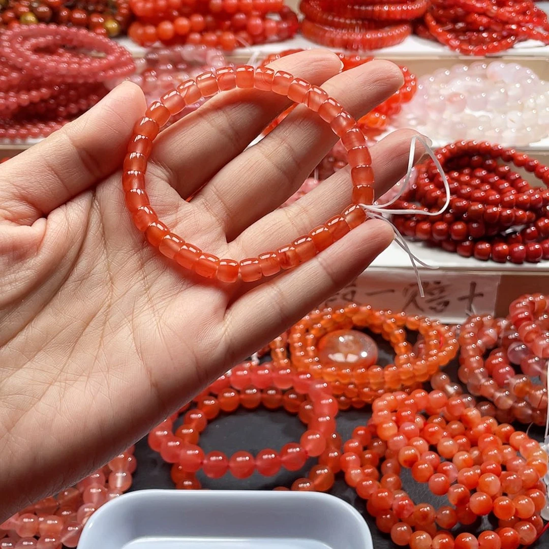 南红玛瑙未镶嵌手链6➕