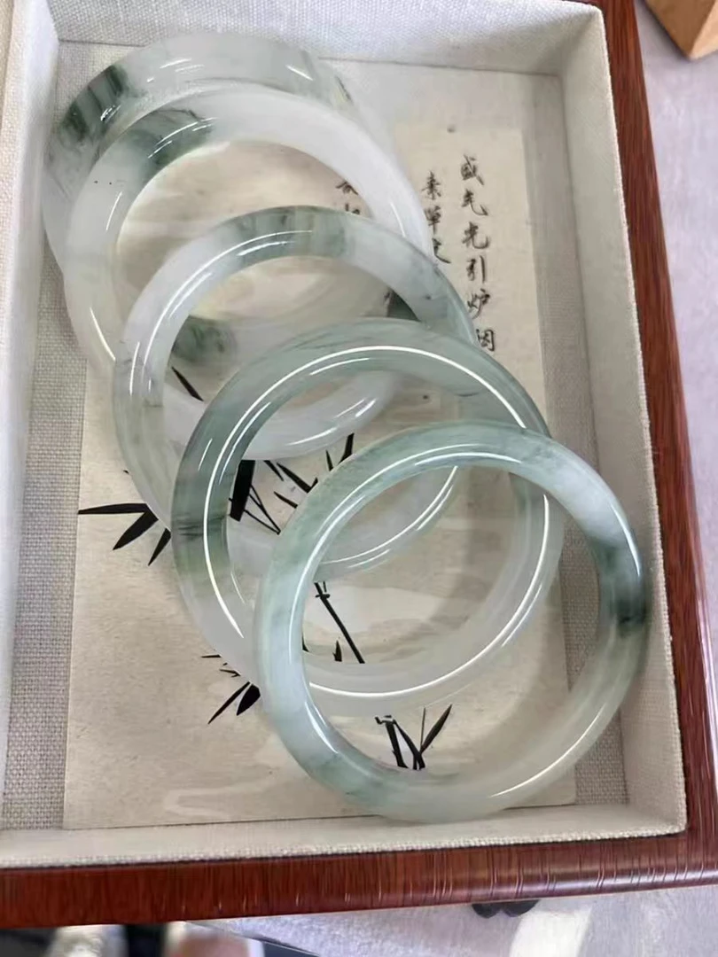 非金属亚克力手镯 雪山飘翠-手镯多样式发货拍一发一