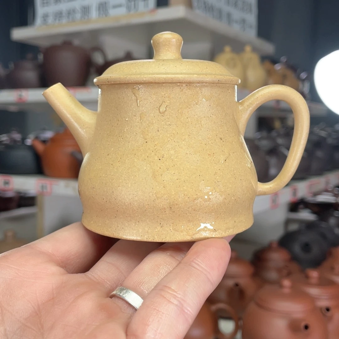 紫砂茶壶台西本绿半手工150毫升