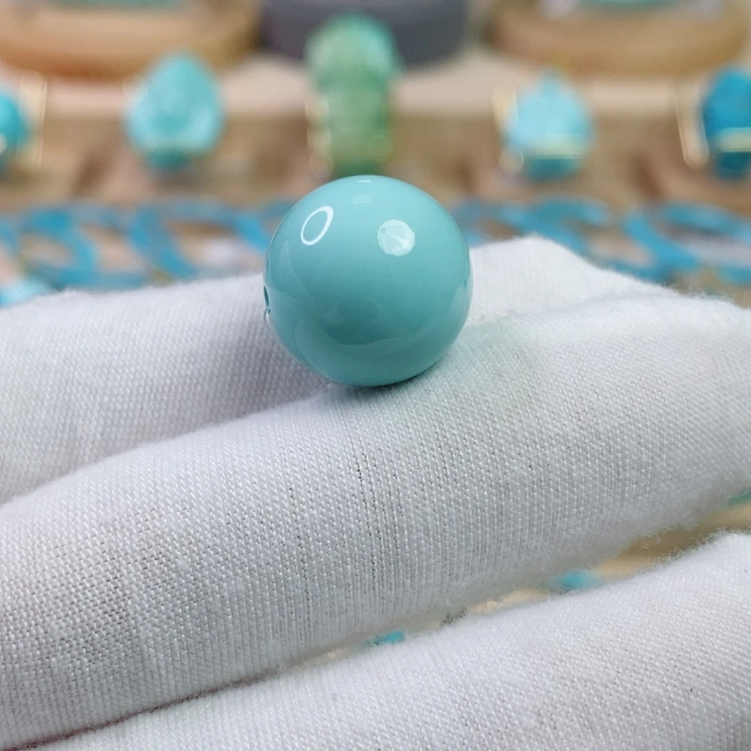 绿松石未镶嵌珠宝奇石16mm