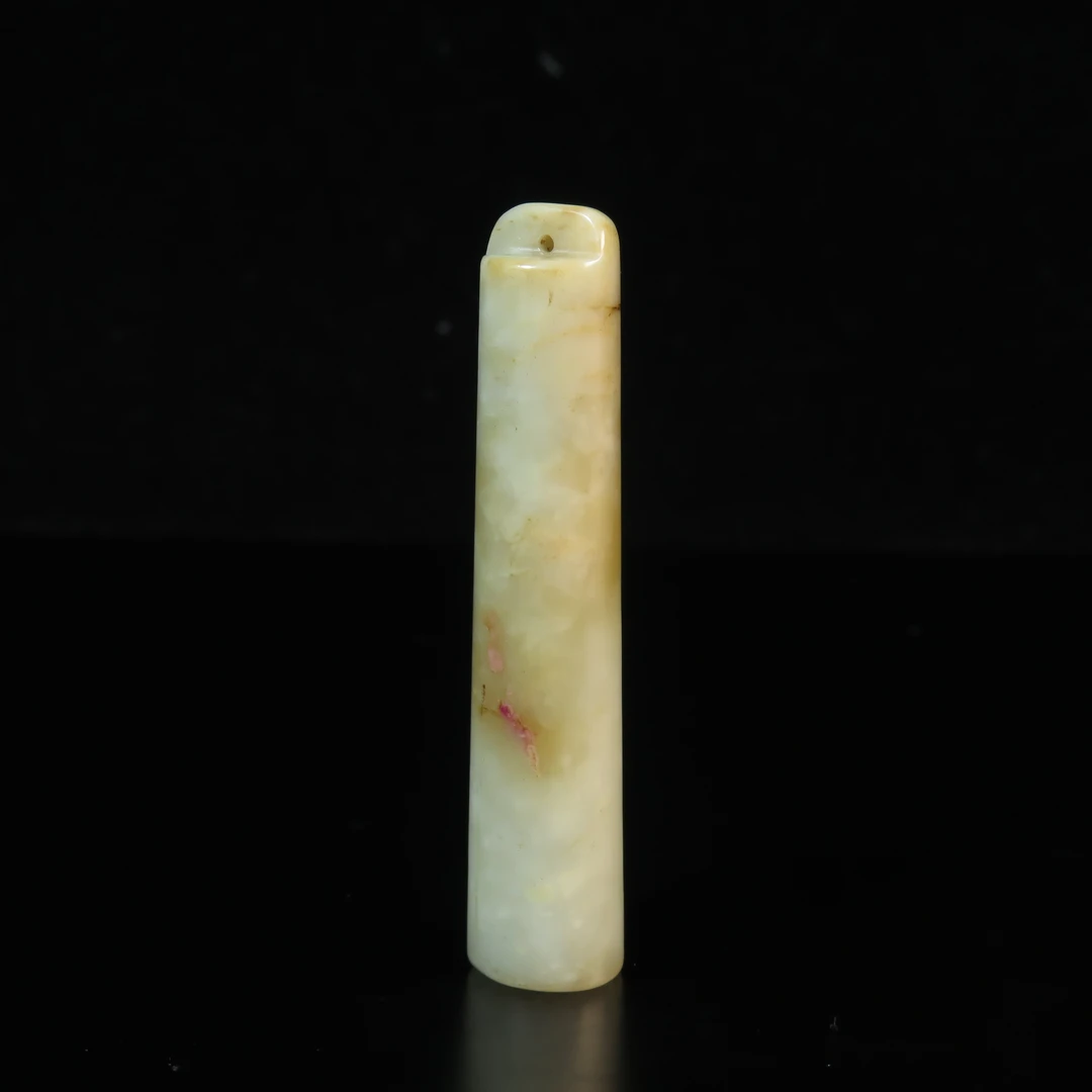 民国玉翎管/MZ504634/和田玉/民族文物