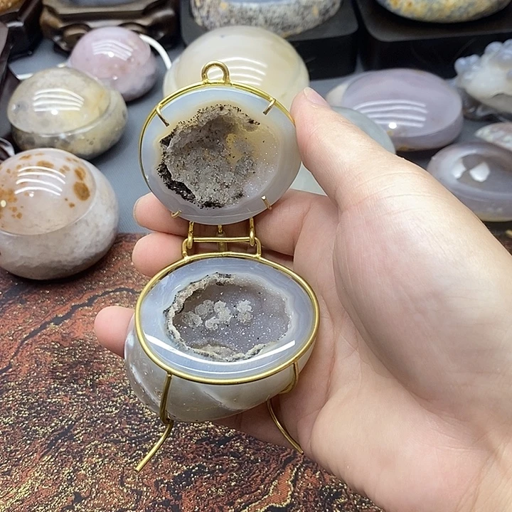 水晶摆件未镶嵌聚宝盆