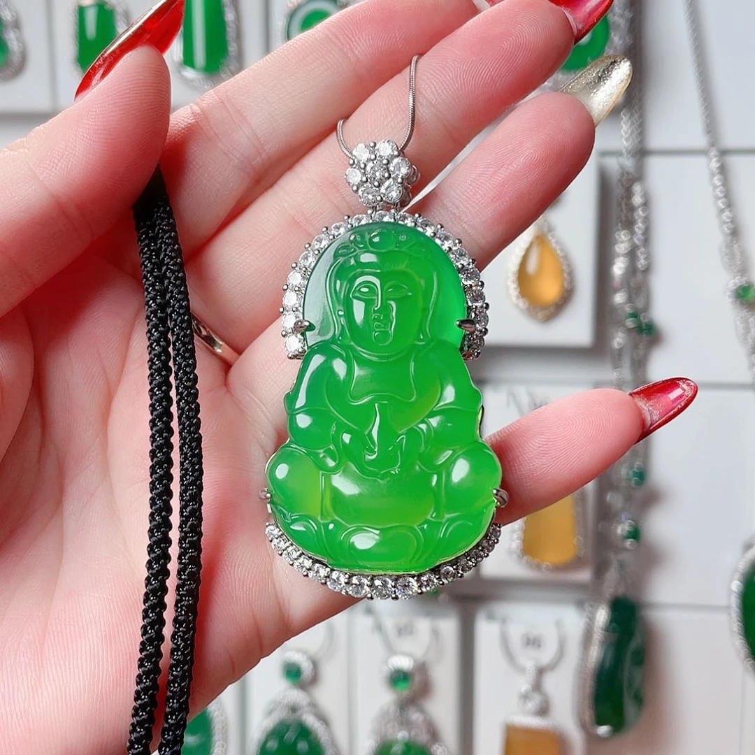 玛瑙/玉髓吊坠(赠链)未镶嵌