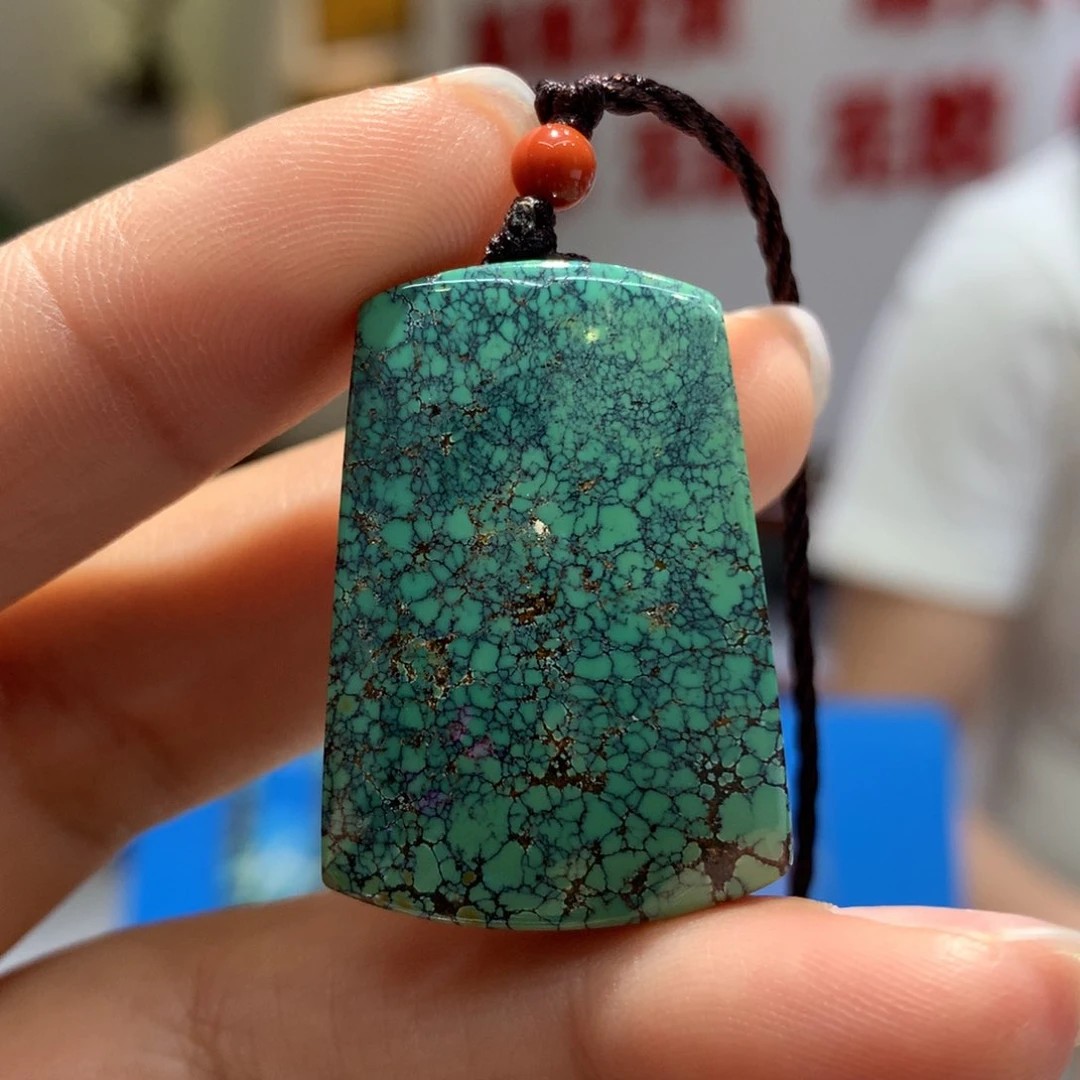 绿松石未镶嵌吊坠