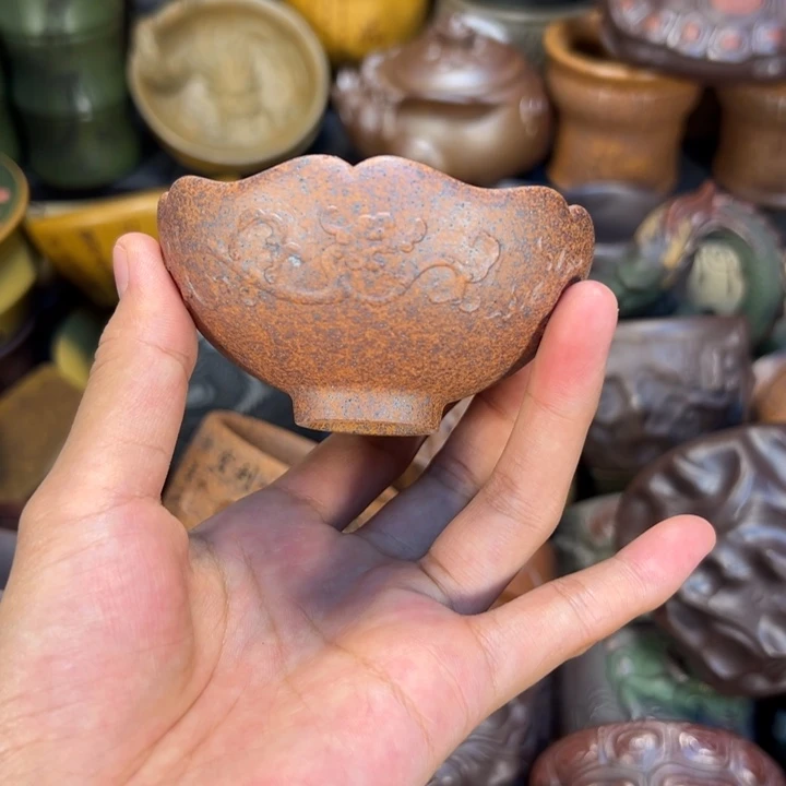 茶杯紫砂宜兴紫砂杯子