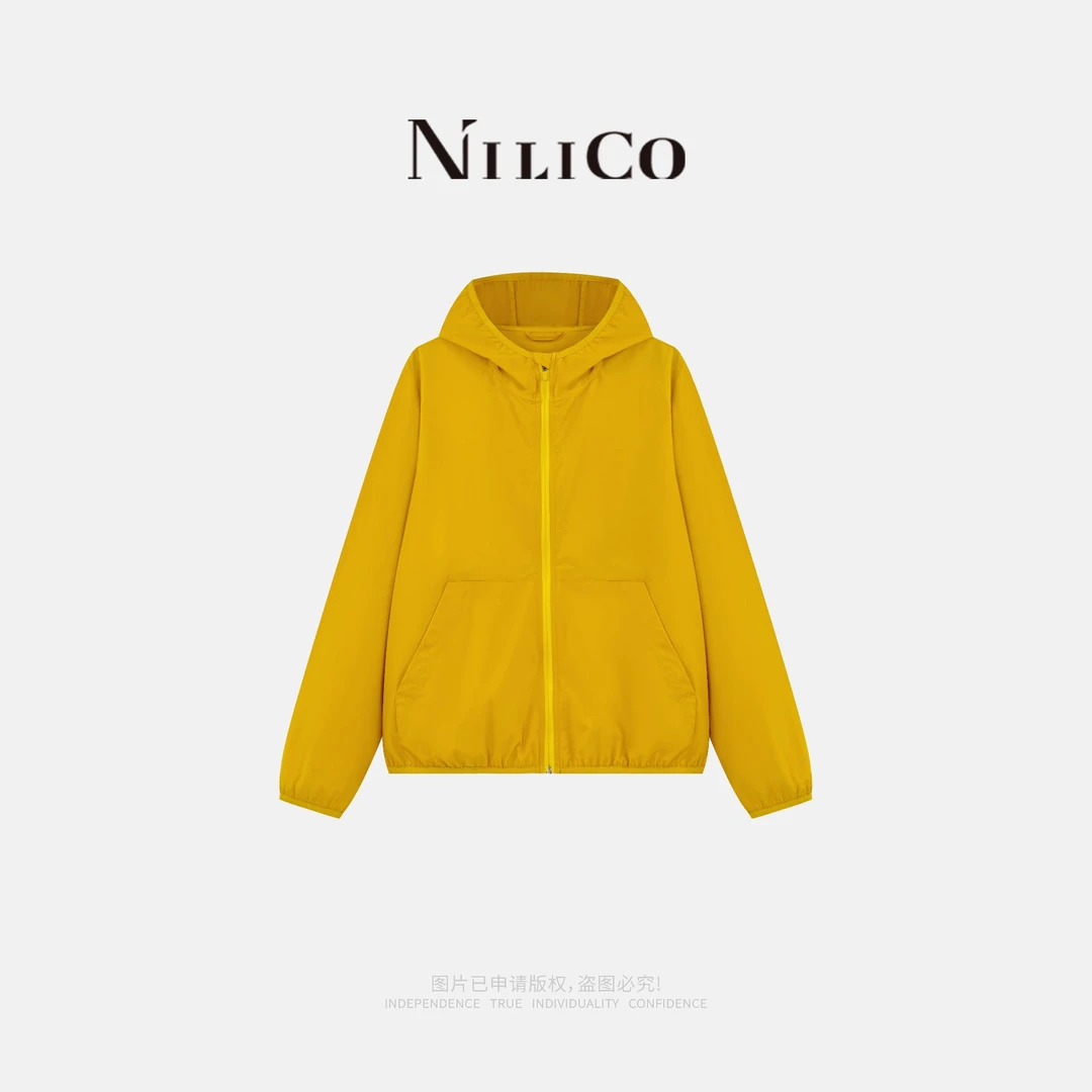 NILICO【琉璃】鲁道夫抗UV50防晒时尚运动休闲百搭长袖连帽外套