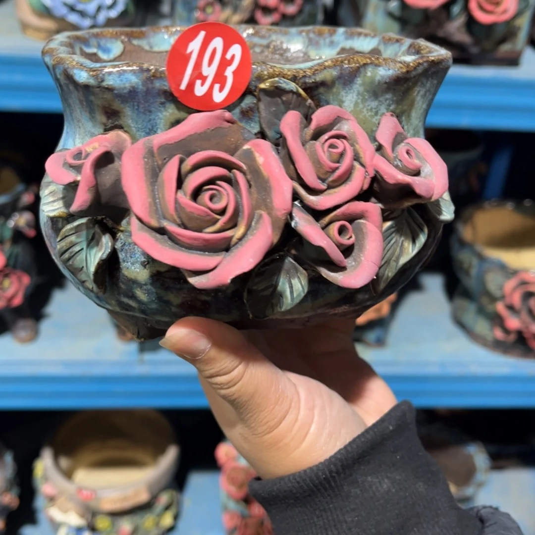 陶瓷微瑕193 陶然花盆厂家直销