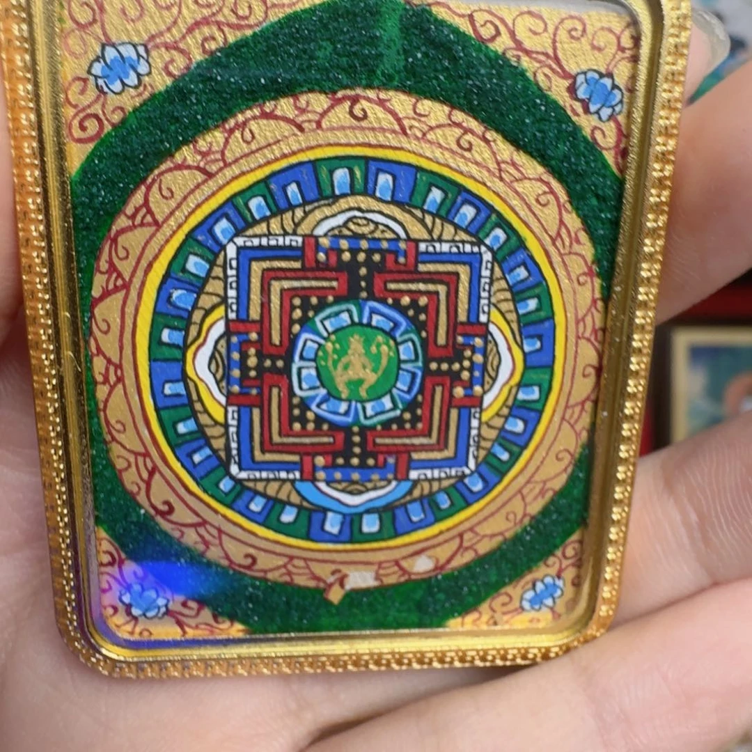 吊坠小房子-热贡纯手绘