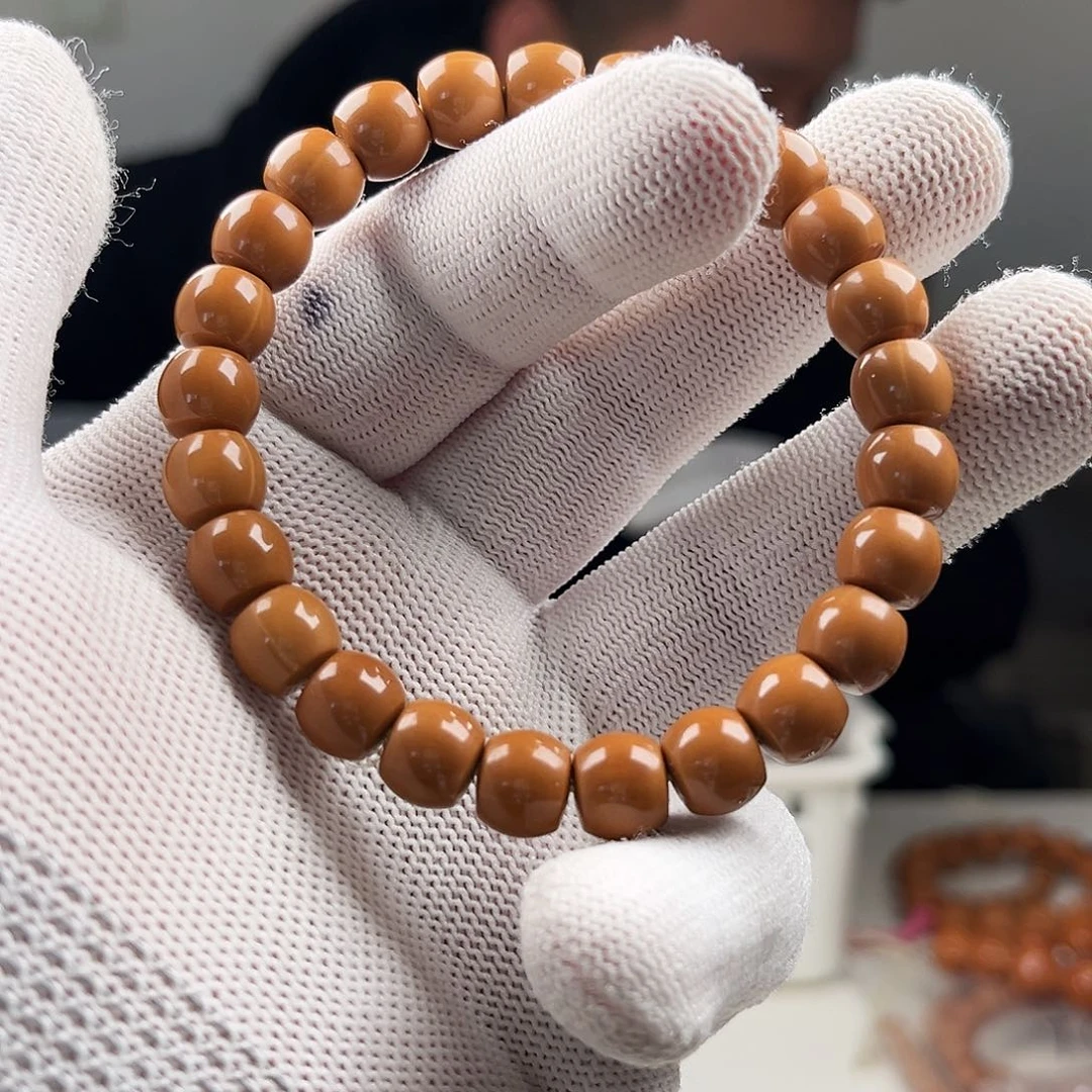 猴头核桃手串反油短轴直切